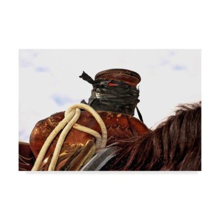 Trademark Fine Art Amanda Smith 'Open Range Roping Saddle' Canvas Art, 22x32 ALI37852-C2232GG